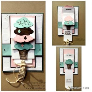 父亲节贺卡立体教程(平面贺卡太乏味,那么来点更特别的!瀑布立体贺卡教程合